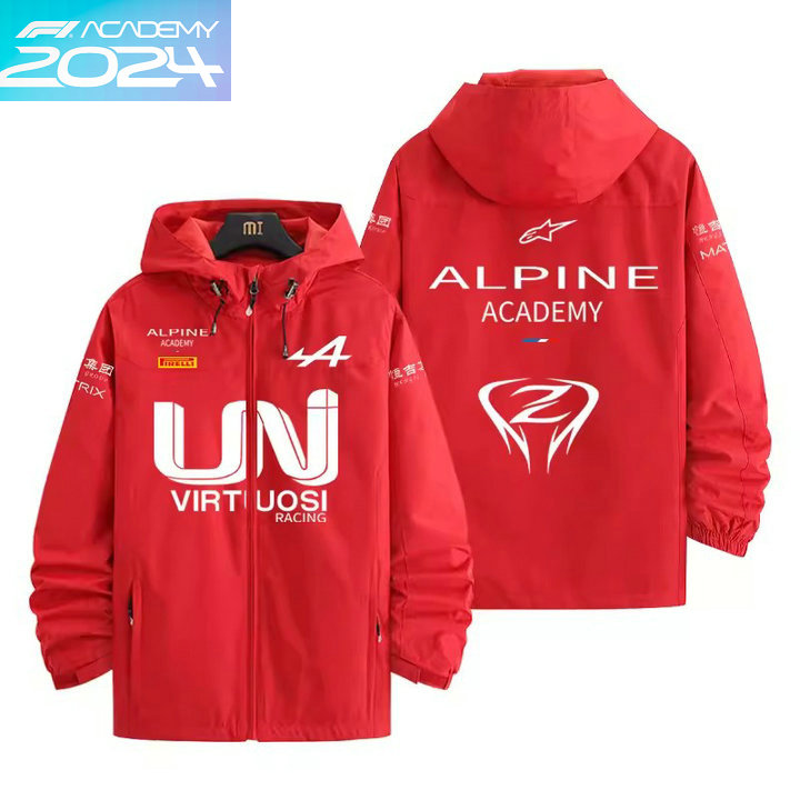 2024 Veste Alpine F1 Team Academy Coupe-vent Imperméable Homme